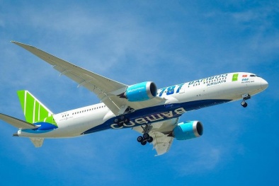 Xuất hiện hình ảnh chiếc 787-9 Dreamliner thứ 2 của Bamboo Airways đang rời xưởng Boeing