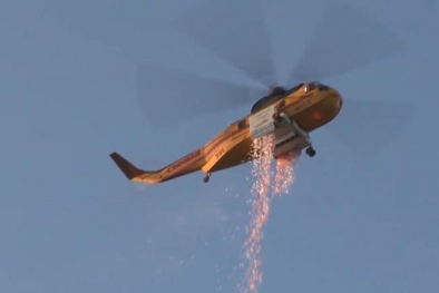 Israel thử nghiệm thành công hệ thống chữa cháy mới vô cùng hiệu quả