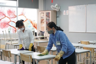 Toàn bộ trường học trên địa bàn Hà Nội dừng hoạt động để khử khuẩn 
