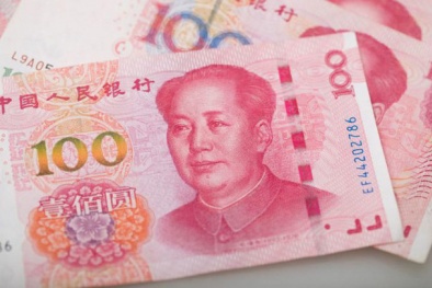 Tiền mặt ở Trung Quốc được khử trùng