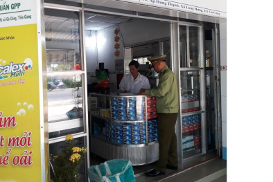 Phát hiện 03 cơ sở kinh doanh khẩu trang y tế, dung dịch rửa tay khô không niêm yết giá