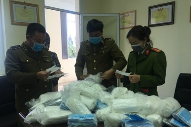 Thu giữ lượng lớn khẩu trang y tế không rõ nguồn gốc tại nhiều tỉnh thành