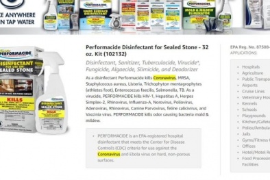 Amazon sẽ gỡ bỏ toàn bộ sản phẩm quảng cáo có khả năng diệt Covid-19