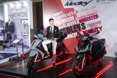 Giá bán từ 75 triệu đồng, Piaggio Medley 2020 có gì để cạnh tranh với Honda SH?