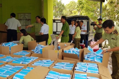 Phú Yên: Phát hiện cơ sở xuất khẩu trang chưa được cấp phép