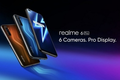 Cận cảnh Realme 6 Pro với 6 camera, chip S720G, RAM 8