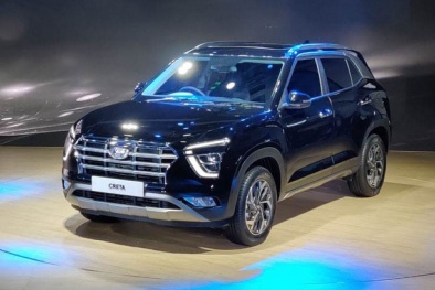 Bản cao cấp nhất của ô tô SUV Hyundai giá từ 325 triệu đồng: Nội thất toàn màu đen