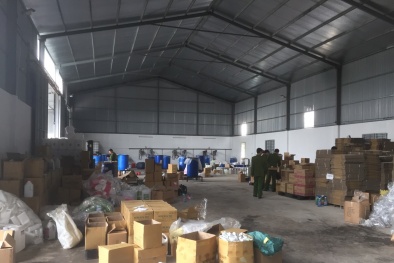 Công ty TNHH Sản xuất thương mại Thu Minh sản xuất nước rửa tay khô vi phạm bị xử lý