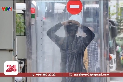 Mô hình buồng khử khuẩn toàn thân di động