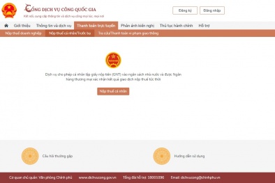 Vietcombank tiên phong kết nối trực tiếp với Cổng Dịch vụ công quốc gia
