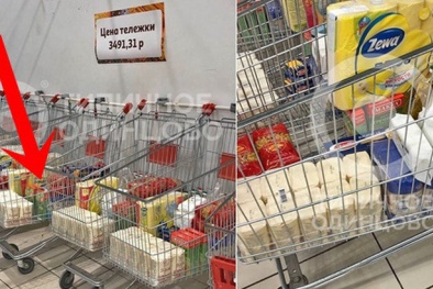 Tránh tình trạng khách đến mua chen lấn tích trữ hàng thời Covid-19, siêu thị Nga nghĩ ra cách bán hàng khiến thế giới thán phục 