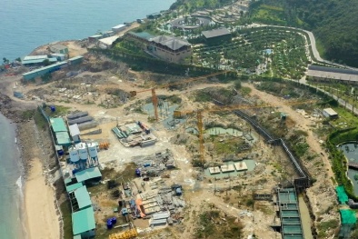 Xây công trình không phép ở đảo Hòn Tằm chủ đầu tư bị phạt hàng chục triệu