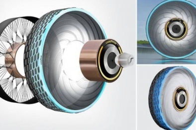 Kỳ lạ loại lốp xe thông minh có khả năng tự 'chữa lành' khi bị thủng mà không cần con người can thiệp
