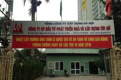 Công ty CP Đầu tư phát triển nhà và xây dựng Tây Hồ dính ‘án phạt’ do báo cáo không đúng hạn
