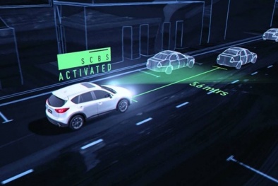 Ứng dụng hệ thống phanh tự động khẩn cấp trên ô tô có thể góp phần giảm thiểu va chạm