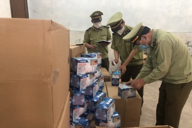 Tạm giữ 1.500 hộp khẩu trang có dấu hiệu ‘mập mờ’ hóa đơn chứng từ