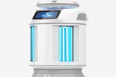 Tiết lộ về robot bệnh viện có thể tiêu diệt mầm bệnh Covid-19
