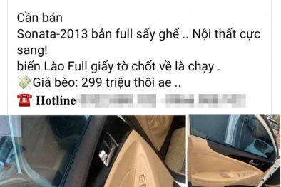 Rầm rộ rao bán ô tô biển Lào giá chỉ từ 200 triệu tại Việt Nam: Người dùng có nên mua?