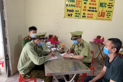 Lạng Sơn: Xử phạt cơ sở kinh doanh không thực hiện giãn cách xã hội