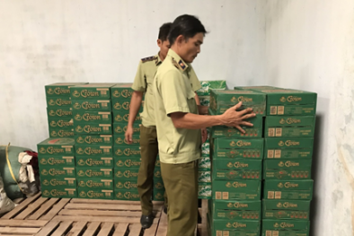 Phát hiện cửa hàng kinh doanh bia không rõ nguồn gốc