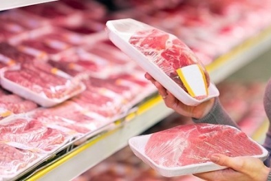 Lượng thịt lợn nhập khẩu tăng tại các siêu thị