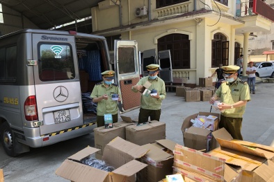 Vận chuyển 13 loại hàng hóa có dấu hiệu nhập lậu