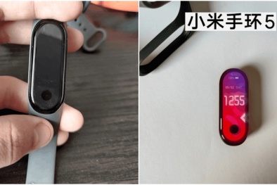 Xiaomi Mi Band 5 lộ ảnh thiết kế màn hình đục lỗ tích hợp máy ảnh