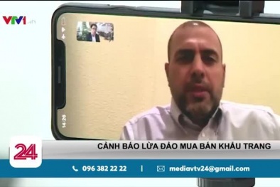 Cảnh báo thủ đoạn lừa mua bán khẩu trang