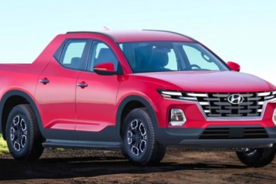 Hé lộ hình ảnh mẫu xe bán tải 'anh em' của SantaFe sắp ra mắt thị trường