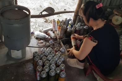 Đồng Nai: Bắt quả tang cơ sở sang chiết gas trái phép, phạt tiền 15 triệu đồng