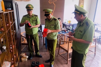 Bán các loại trà khô, mỹ phẩm không rõ nguồn gốc xuất xứ trên Facebook bị xử lý