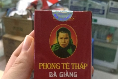 Kết quả kiểm nghiệm mới nhất 2 mẫu bổ sung thuốc Phong tê thấp Bà Giằng