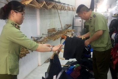 Kinh doanh hàng nhái thương hiệu trước mắt cơ quan chức năng