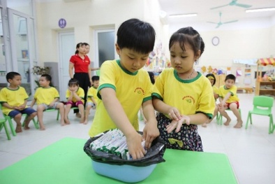 Hơn 1 triệu trẻ mẫu giáo và học sinh tiểu học Hà Nội được thụ hưởng sữa học đường