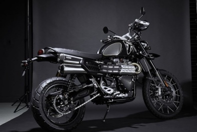 Triumph Scrambler 1200 Bond Edition 2020 vừa ra mắt có thiết kế độc đáo