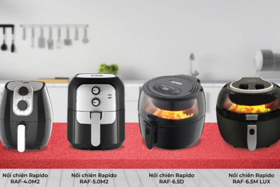 Nồi chiên không dầu Rapido – lựa chọn tối ưu cho người tiêu dùng