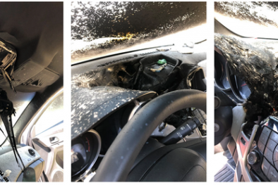 Cháy xe ô tô nếu để nước rửa tay khô bên trong, tài xế cần biết để tránh