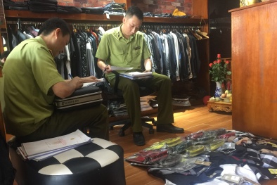 Phát hiện cơ sở kinh doanh nhiều áo sơ mi nam có dấu hiệu giả mạo nhãn hiệu BURBERRY 