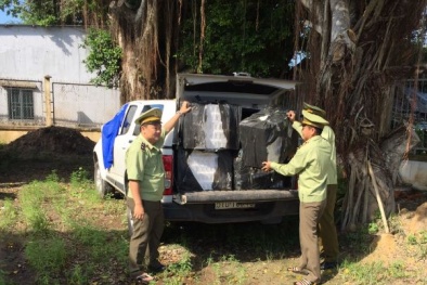 Long An: Bắt giữ 6.500 bao thuốc lá điếu nhập lậu