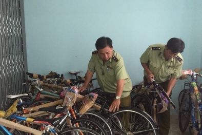 Tạm giữ 16 chiếc xe đạp thể thao tại An Giang