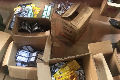 Kinh doanh lượng lớn dầu gội sunsilk, kem xả giả mạo nhãn hiệu 