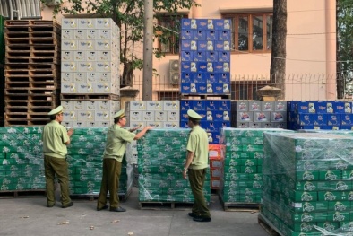 Hơn 14.500 lon bia giả mạo, xâm phạm nhãn hiệu bia Sài Gòn
