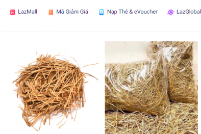Rơm khô, vỏ trấu tưởng chừng bỏ đi nhưng lại đắt đỏ trên chợ online
