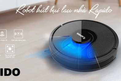 Rapido trình làng robot hút bụi lau nhà RR8 công nghệ độc quyền