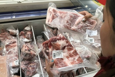 Lợn đông lạnh nhập khẩu tràn lan trên mạng