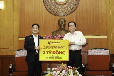 'Bầu Hiển' ủng hộ thêm 6 tỷ đồng cho cuộc chiến chống COVID-19 tại miền Trung