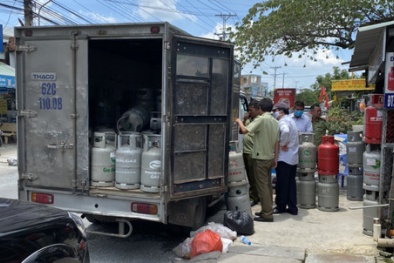 'Nóng' tình trạng sang, chiết, kinh doanh gas giả mạo nhãn hiệu