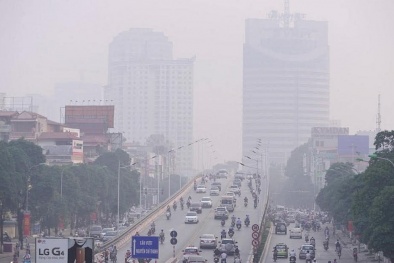 Hà Nội lọt top đầu thế giới về ô nhiễm không khí, vượt xa chuẩn an toàn
