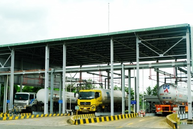 Trạm nạp gas Thị Vải lập kỷ lục xuất hàng mới