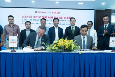 Tập đoàn Sơn Hà bắt tay Bosch phát triển công nghệ sản xuất xe máy điện